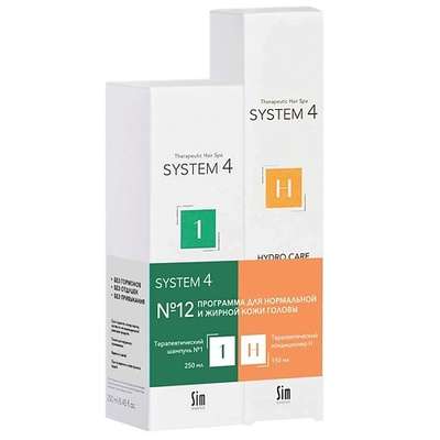 SYSTEM4 Программа №12 для нормальной и жирной кожи головы