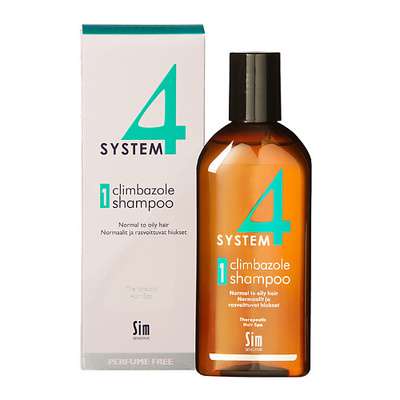 SYSTEM4 Шампунь №1 для нормальной и жирной кожи 1 Climbazole Shampoo. Normal to oily hair