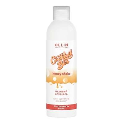 OLLIN PROFESSIONAL Крем-шампунь "Медовый коктейль" Эластичность волос Cocktail BAR