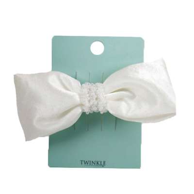 TWINKLE Заколка для волос White+Pearl