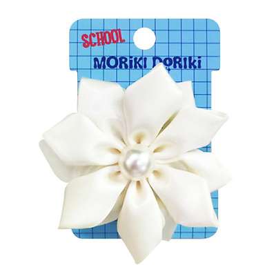 MORIKI DORIKI Бежевый цветок на резинке SCHOOL Collection Beige flower elastic