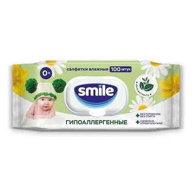 SMILE WONDERLAND Влажные салфетки Фитолиния BABY 100