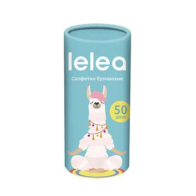 LELEA Салфетки бумажные Unicorn 50