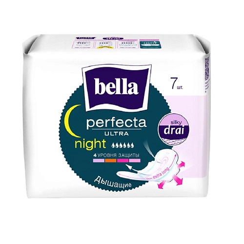 Bella Прокладки ультратонкие Perfecta Ultra Night silky drai 1