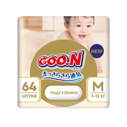 GOO.N Подгузники Soft 3/M (7-12 кг) 64