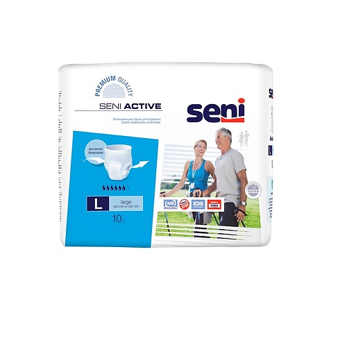 SENI Впитывающие трусы Seni Active Large, 10 шт./уп. 10