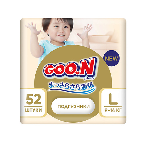 GOO.N Подгузники Soft 4/L (9-14 кг) 52