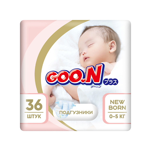 GOO.N Подгузники Pink NB (0-5 кг) 36