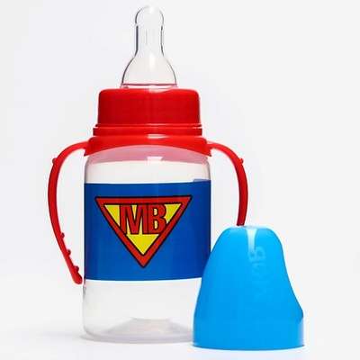 MUM&BABY Бутылочка для кормления Super baby, 150 мл цилиндр