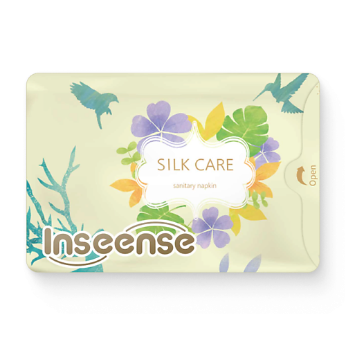 INSEENSE Прокладки женские гигиенические ночные плюс Silk Care 8