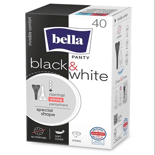 Bella Прокладки ежедневные супертонкие bella Panty Slim Black&White 1