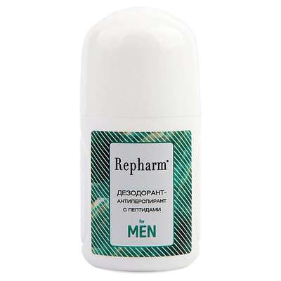 REPHARM Дезодорант-антиперспирант с пептидами for men 50