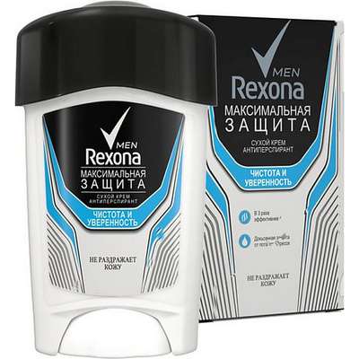 REXONA Антиперспирант-крем Максимальная защита Чистота и Уверенность