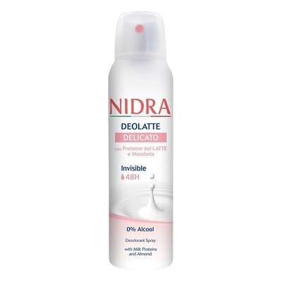 NIDRA Дезодорант аэрозоль деликатный с молочными протеинами и миндалем 150
