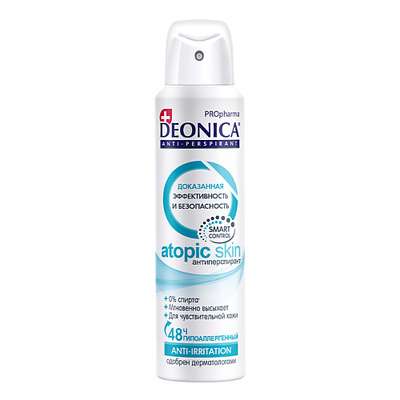 DEONICA Антиперспирант ATOPIC SKIN PRO Pharma (аэрозоль) 150