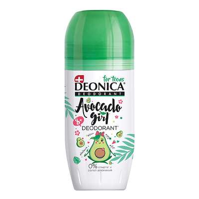 DEONICA Дезодорант Avocado Girl FOR TEENS (ролик) 50