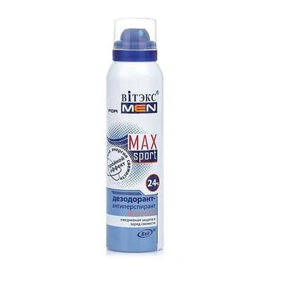 ВИТЭКС FOR MEN MAX Sport дезодорант-антиперспирант 24 ч. 150