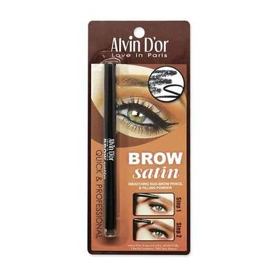 ALVIN D'OR ALVIN D’OR Карандаш для бровей (карандаш+пудра) Brow Satin