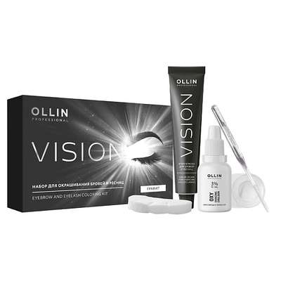 OLLIN PROFESSIONAL Набор Vision для окрашивания бровей и ресниц