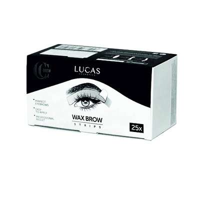 LUCAS Набор восковых полосок для коррекции бровей WAX BROW STRIPS CC Brow