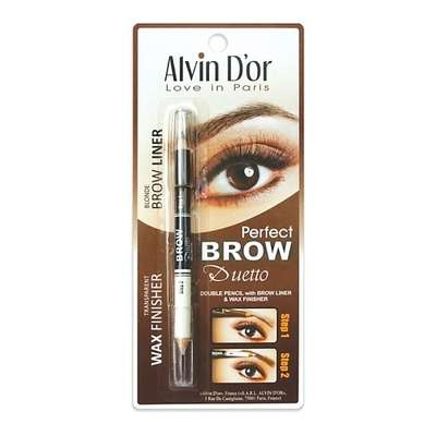 ALVIN D'OR ALVIN D’OR Профессиональный дуэт для бровей карандаш + воск Brow Perfect