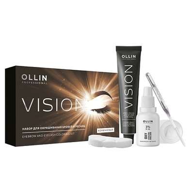 OLLIN PROFESSIONAL Набор Vision для окрашивания бровей и ресниц