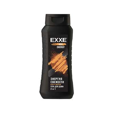 EXXE Гель для душа 2 в 1 Men Energy Энергия свежести 400