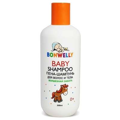 Bonwelly Пена-шампунь для волос и тела "Волшебная забота" 300
