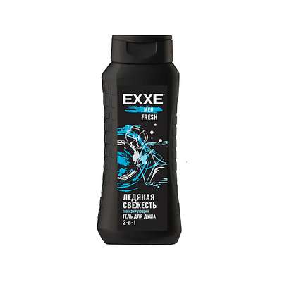 EXXE Гель для душа 2 в 1 Men Fresh Ледяная свежесть 400