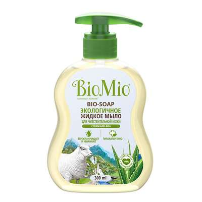 BIO MIO BIO-SOAP SENSITIVE жидкое мыло с гелем алоэ вера 300