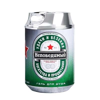 ЧИСТОЕ СЧАСТЬЕ Гель для душа пиво «Непобедимый», аромат сливочного пива 250