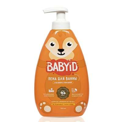 BABYiD Детская пена для ванны без сульфатов для детей с рождения 0.3