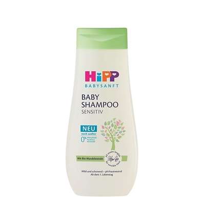 HIPP Детский мягкий шампунь без слёз для чувствительной кожи головы 200