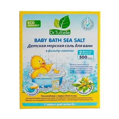 DR. TUTTELLE Детская морская соль для ванн с чередой 500