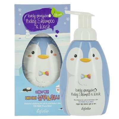 ESFOLIO Шампунь и гель для душа детский LOVELY PENGUIN 430