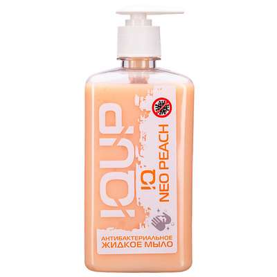 IQUP NEO Peach Антибактериальное жидкое мыло дозатор-помпа 500