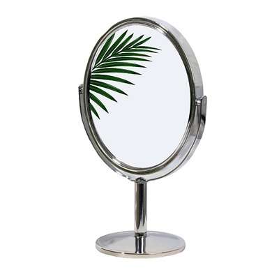 QUEEN FAIR Зеркало на ножке, двустороннее, с увеличением, зеркальная поверхность 9 × 10,5 см