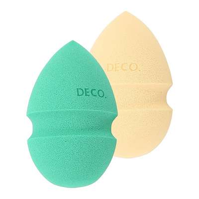 DECO. Набор спонжей для макияжа каплевидные GREEN COUTURE