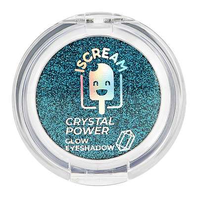 ISCREAM Тени для век CRYSTAL POWER с эффектом сияния