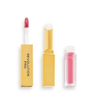 REVOLUTION PRO Жидкая помада и бальзам для губ 2 в 1 2 В 1 SUPREME STAY 24H LIP DUO