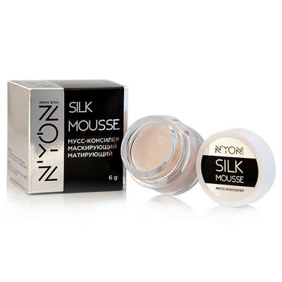 N'YON N’YON Матирующий мусс-консилер SILK MOUSSE тон 01