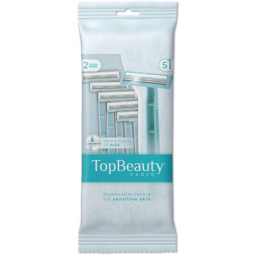 TOPBEAUTY Одноразовый станок, с 2 лезвиями 5.0 MPL214302