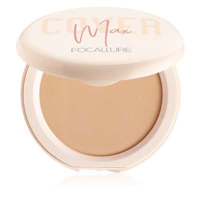 FOCALLURE Пудра для лица Covermax Two way cake Pressed Powder