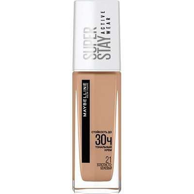 MAYBELLINE NEW YORK Стойкий тональный крем для лица "Super Stay Active Wear 30Ч"