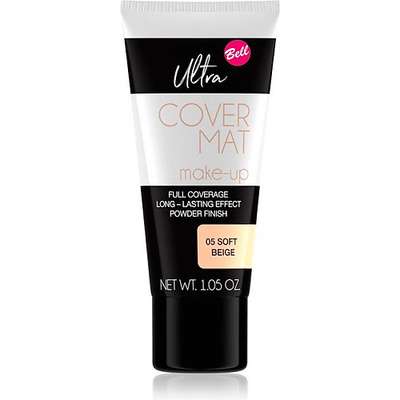 BELL Тональная основа для лица ULTRA COVER MAT MAKE-UP матирующая