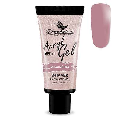 DONA JERDONA Полигель для моделирования и укрепления ногтей с шиммером Polygel Shimmer Professional