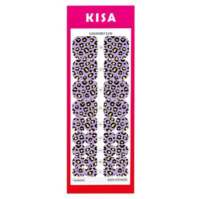 KISA.STICKERS Пленки для педикюра Lavander Leo