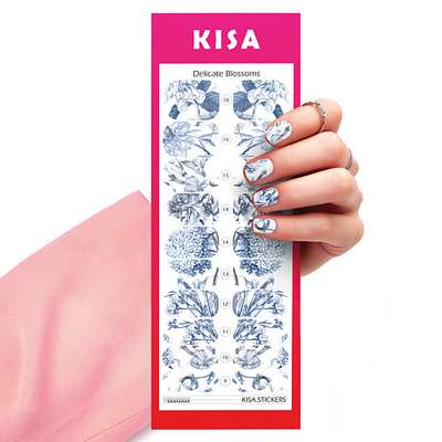 KISA.STICKERS Пленки для маникюра Delicate Blossoms
