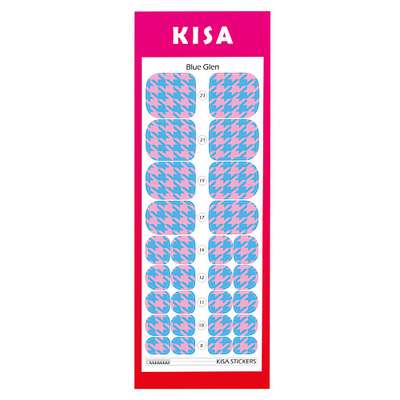 KISA.STICKERS Пленки для педикюра Blue Glen