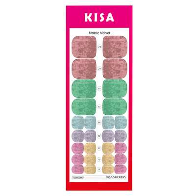 KISA.STICKERS Пленки для педикюра Noble Velvet